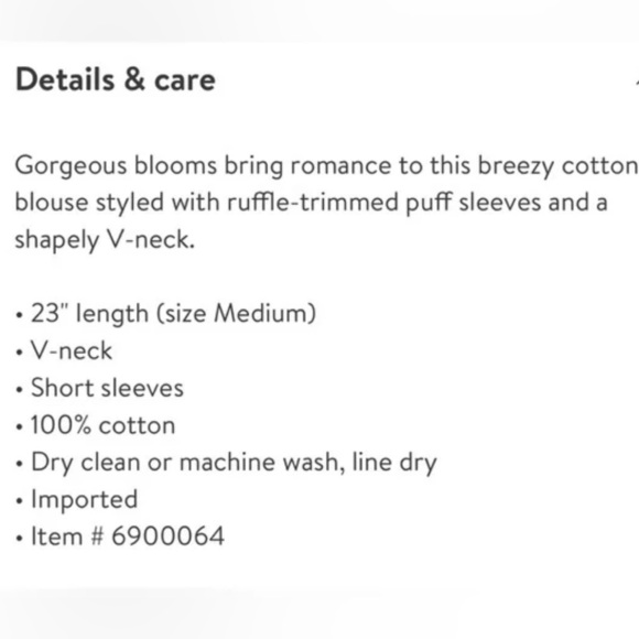 Free People I Found You Printed Top in Size Large - Picture 5 of 15